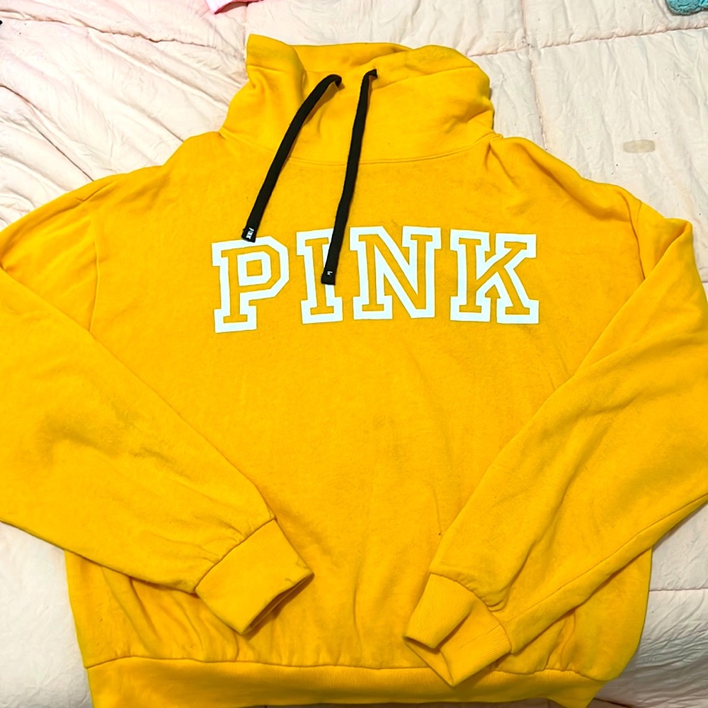 Pink Long Neck Sweater